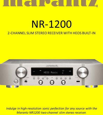 MARANTZ NR-1200 2ch Slim Stereo Receiver with HEOS Built-in MARANTZ NR-1200 2ch Slim Stereo Receiver with HEOS Built-in