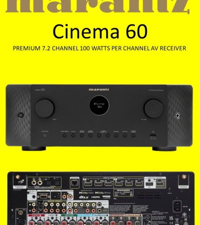 Marantz CINEMA 60 PREMIUM 7.2 CHANNEL | 100 WATTS PER CHANNEL AV RECEIVER Marantz CINEMA 60 PREMIUM 7.2 CHANNEL | 100 WATTS PER CHANNEL AV RECEIVER