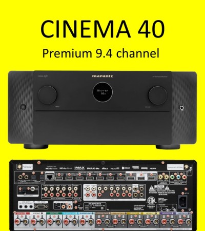 MARANTZ CINEMA 40 Premium 9.4 channel 125-watts-per-channel MARANTZ CINEMA 40 Premium 9.4 channel 125-watts-per-channel