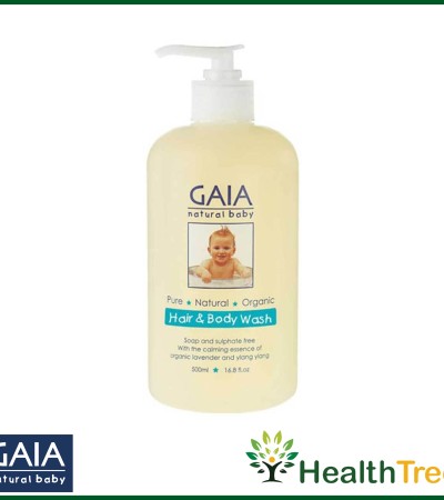 GAIA NATURAL BABY Hair & Body Wash 500ml - HealthTree GAIA NATURAL BABY Hair & Body Wash 500ml - HealthTree